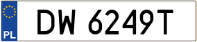 Truck License Plate